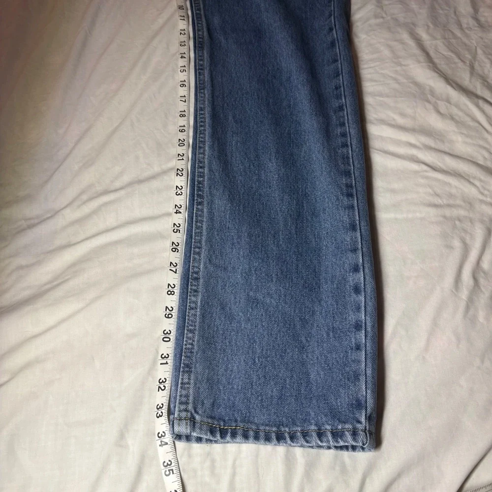 Levis 505 Mens Regular Fit Straight Leg Jeans Blue Medium Wash W36 L34 Zip Fly